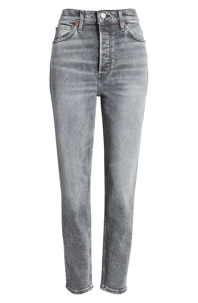 Re/Done '90s High Waist Ankle Crop Jeans 5