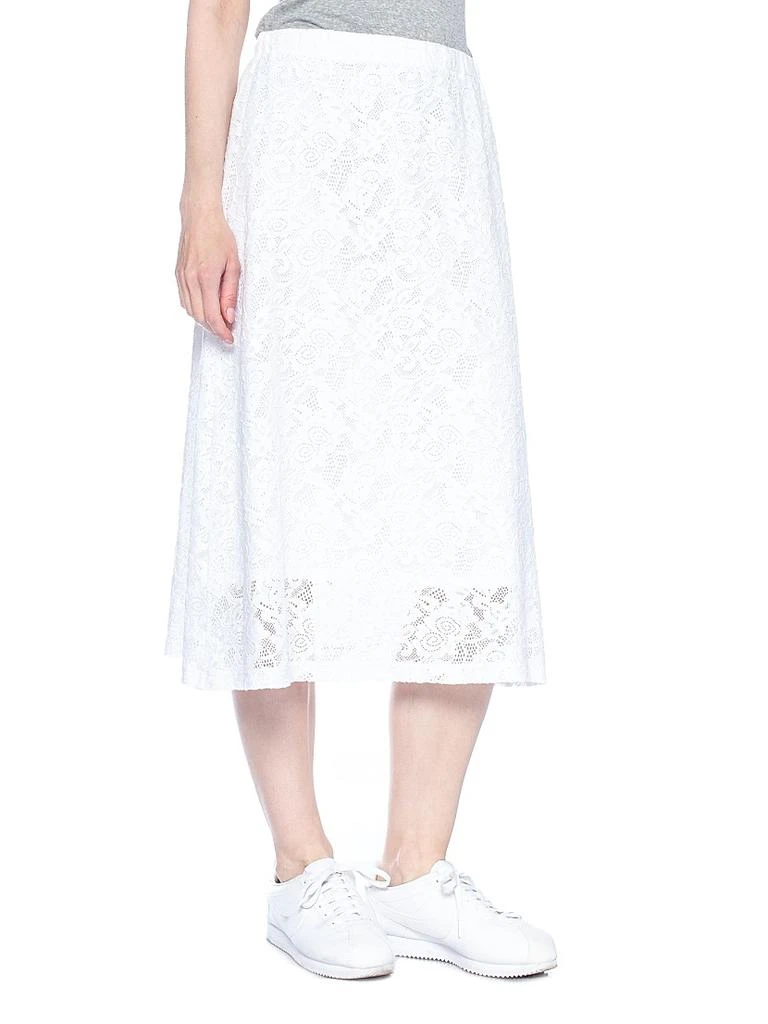 Wilt A-Line Lace Skirt Partial Lined Sheer Hem 5