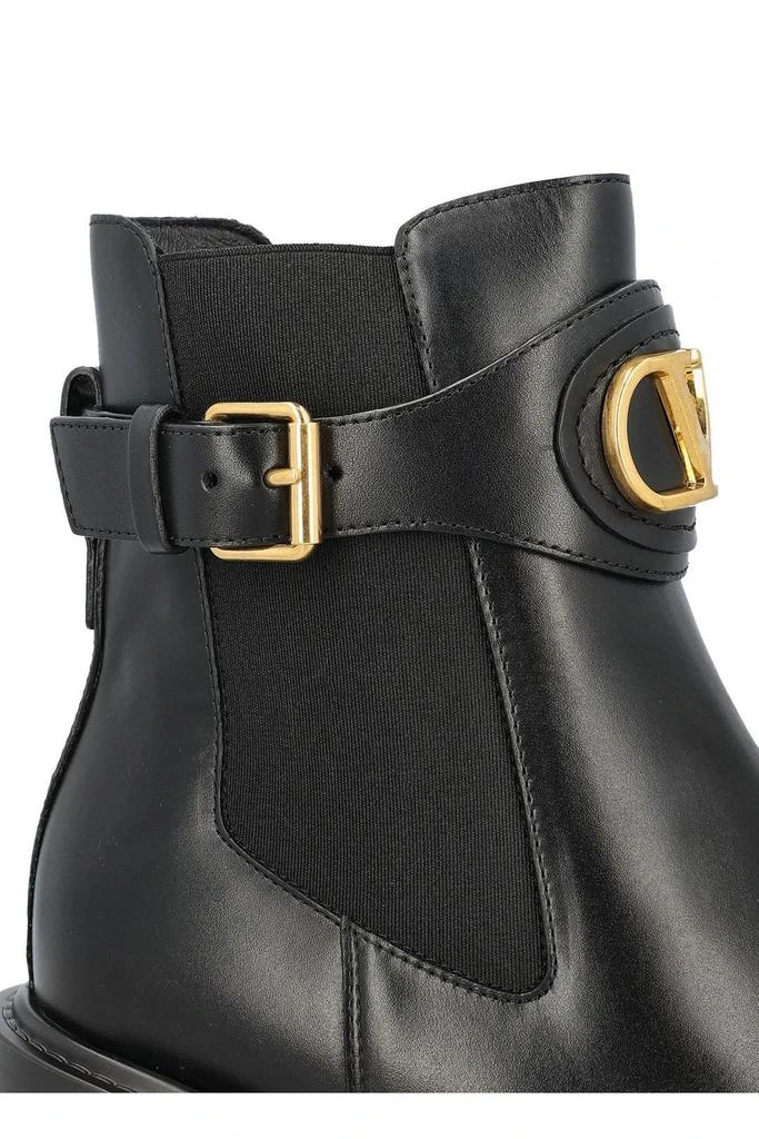 Valentino Valentino VLogo Signature Round Toe Ankle Boots 4