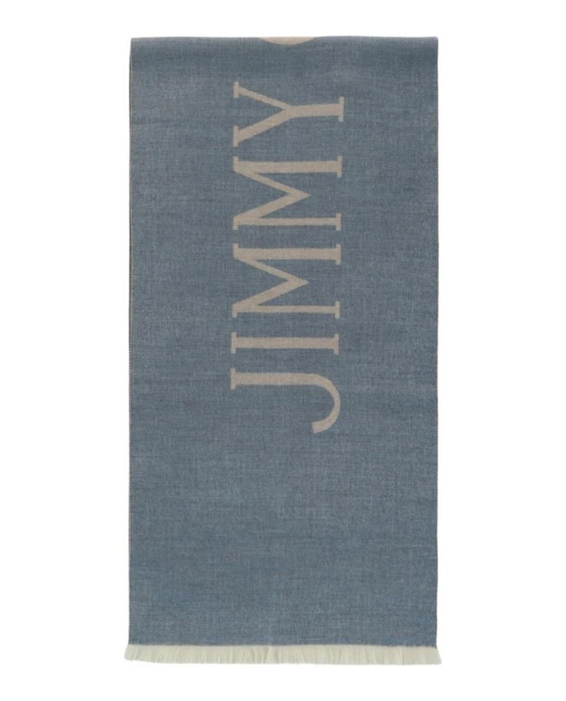 Jimmy Choo Wool Logo Scarf 1