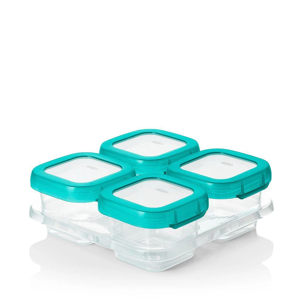 OXO Tot 4-Piece Baby Blocks Freezer Storage Containers 1