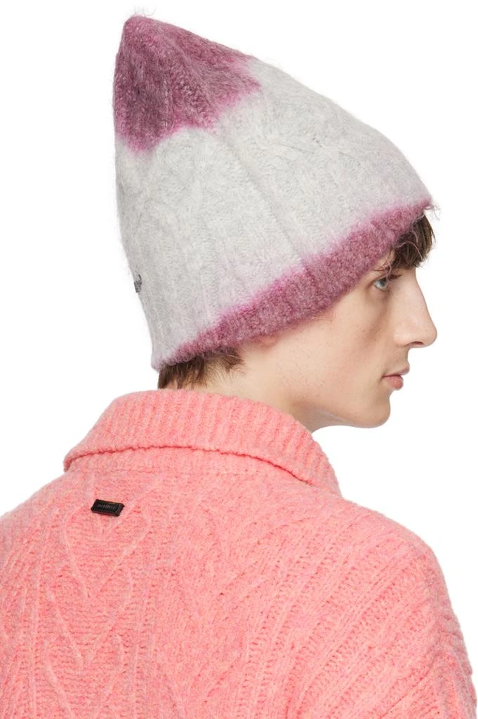 ADER error Gray Tie-Dye Beanie 3