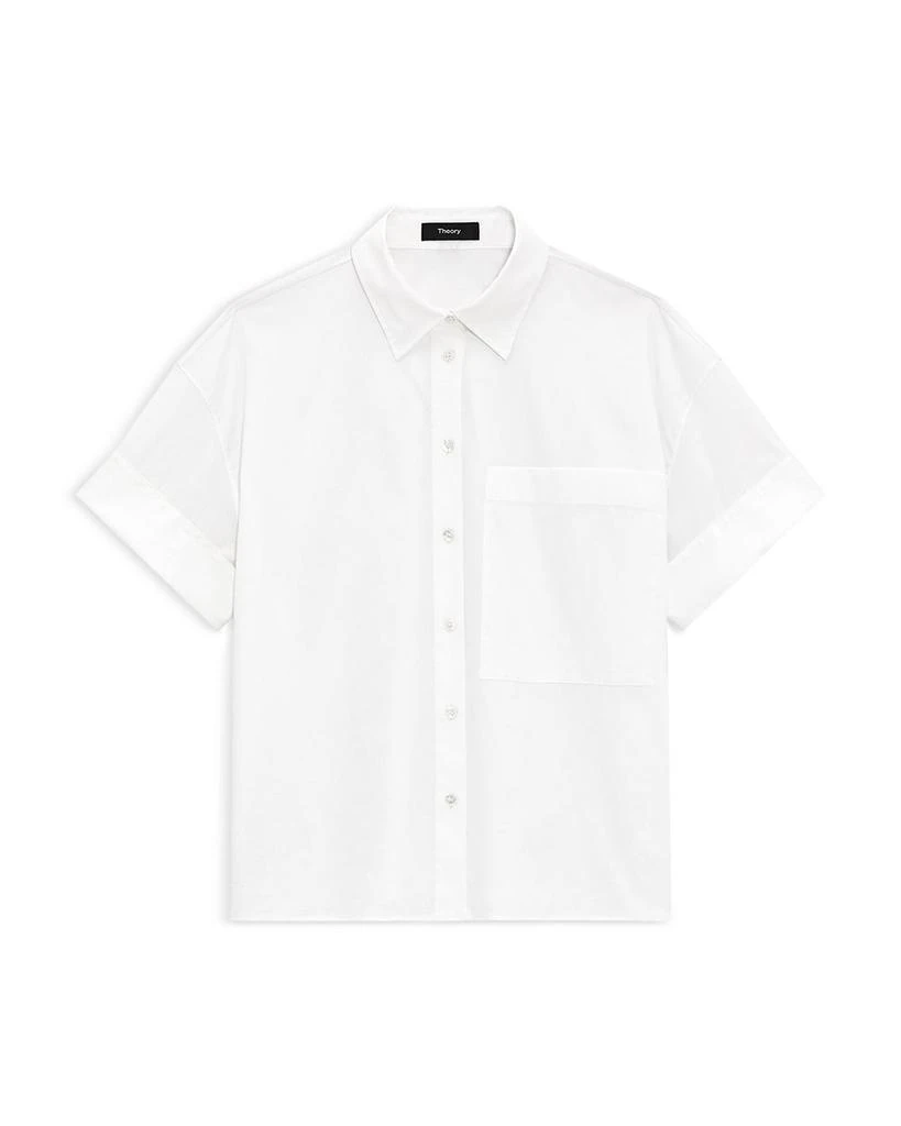 Theory Patch Pocket Shirt in Good Cotton 7