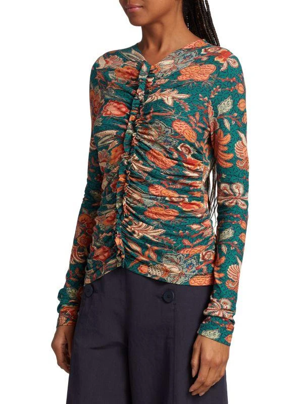 Ulla Johnson Wren Ruched Knit Top 3