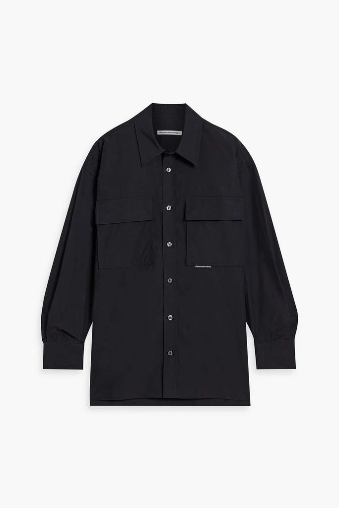Alexander Wang Oversized cotton-poplin shirt 1