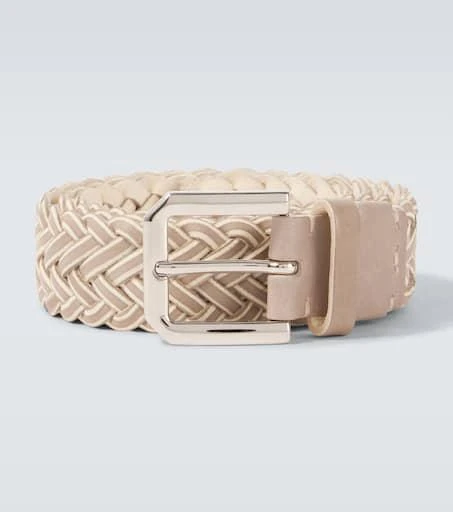 Brunello Cucinelli Braided suede belt 1