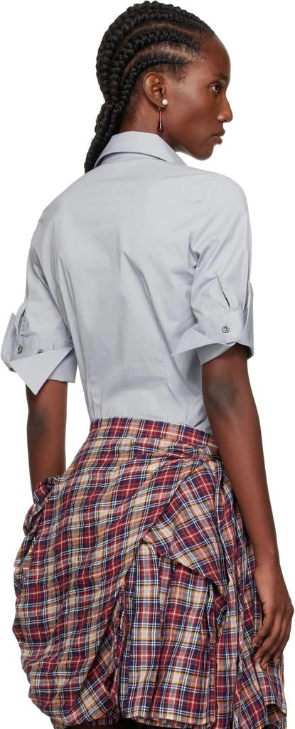 Vivienne Westwood Gray Short Sleeve Violin Shirt 3