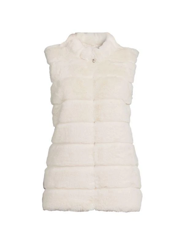 La Fiorentina Plush Faux Fur Vest 3