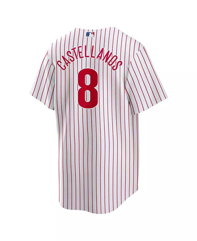 NIKE Men's Nick Castellanos White Philadelphia Phillies Replica Player Jersey 2