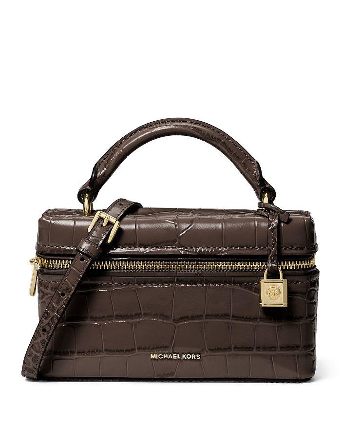 Michael Kors Jana Mini Leather Top Handle Crossbody Bag