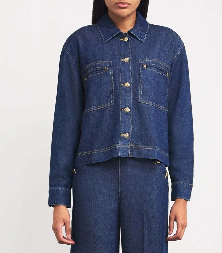 Claudie Pierlot Denim Oversized Shirt 3