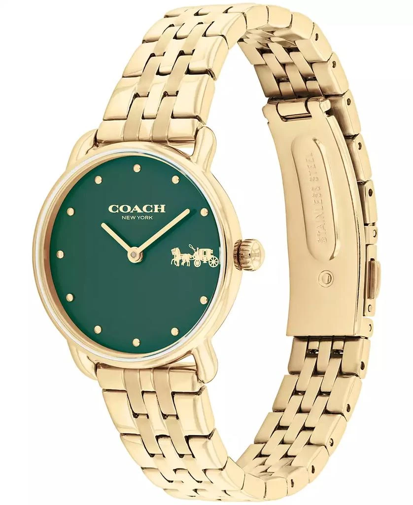 Coach Women's Elliot Gold-Tone Stainless Steel Bracelet Watch 2