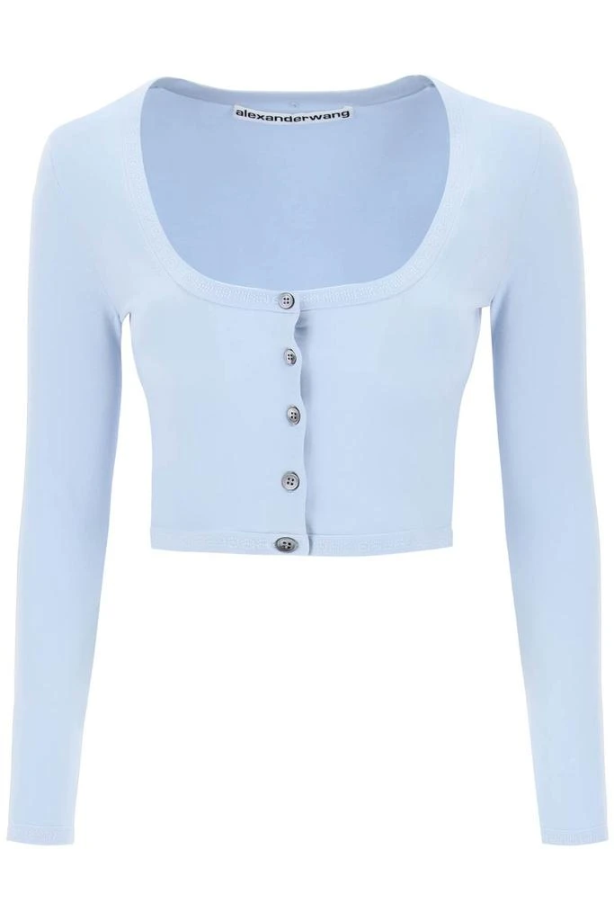 Alexander Wang Nylon Cropped Cardigan 1