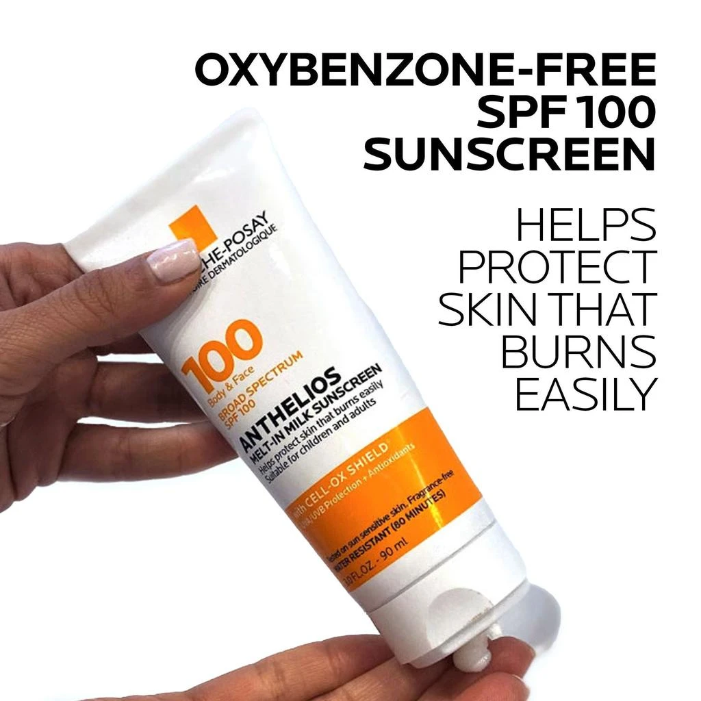 La Roche Posay Anthelios Melt-in Milk Body and Face Sunscreen Lotion Broad Spectrum SPF 100 5