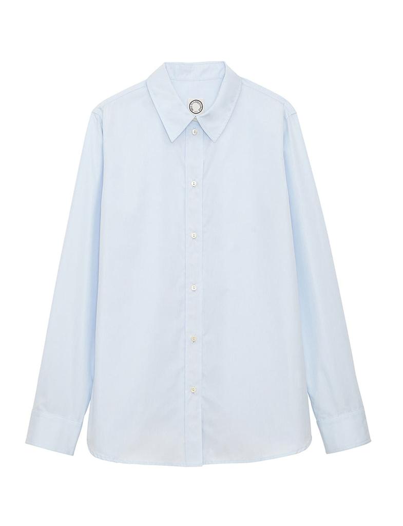 INES DE LA FRESSANGE PARIS Shirt Martin cotton sky blue