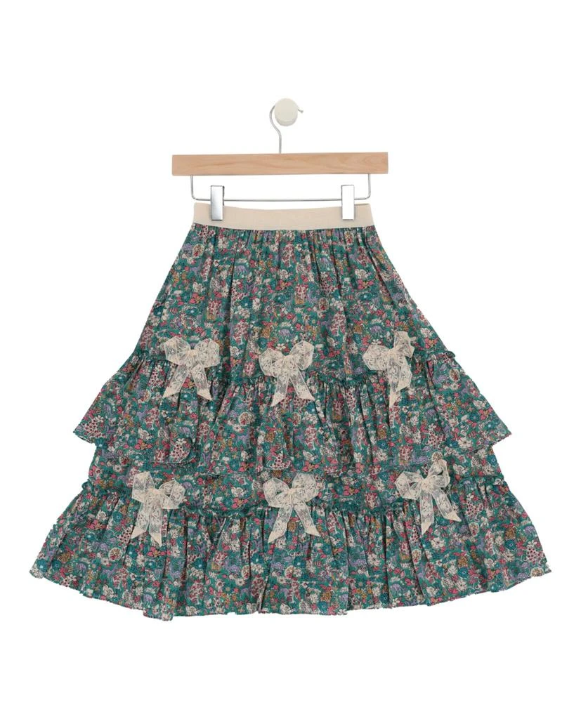 Gucci Liberty Floral Tiered Skirt 2
