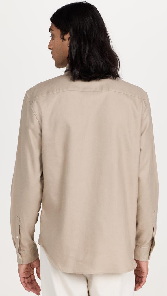 Club Monaco Lightweight Flannel Solid Shirt