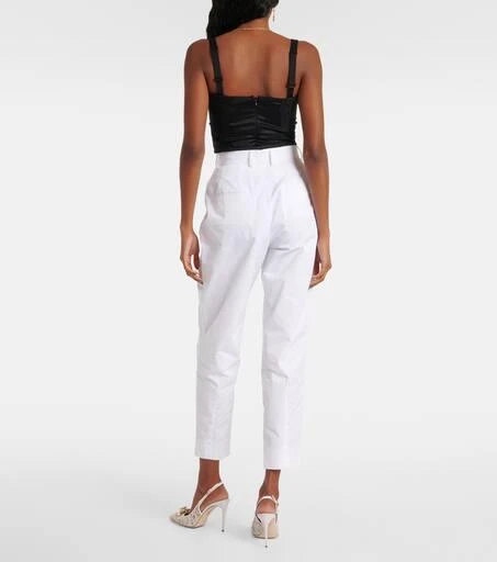 Dolce 
Gabbana High-rise cotton straight pants 3