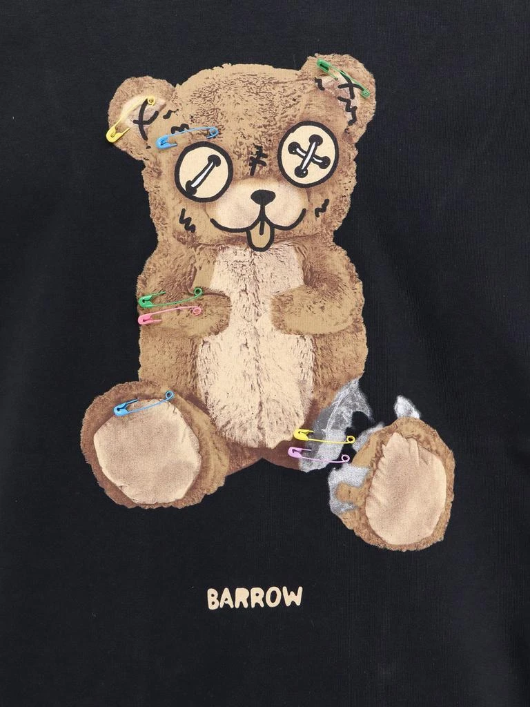 BARROW Cotton t-shirt with flocked logo 3