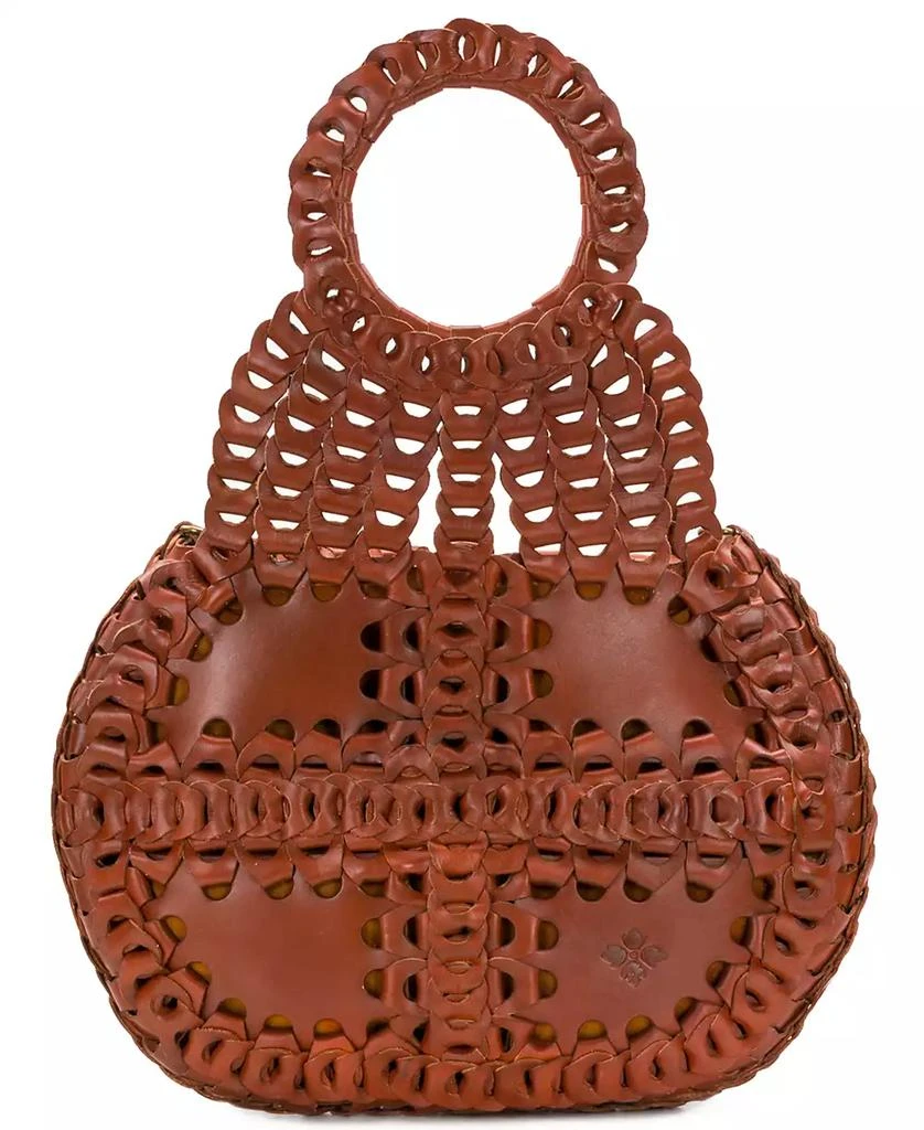 Patricia Nash Pisticci Chainlink Leather Shoulder Bag 6
