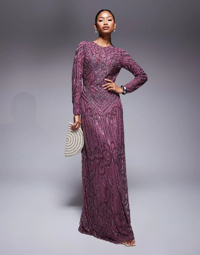beauut sequin dress Lina Sequin Maxi Dress  Party & Evening Gown  Beauut