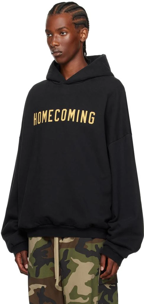 Essentials Black Heavyweight Hoodie 4
