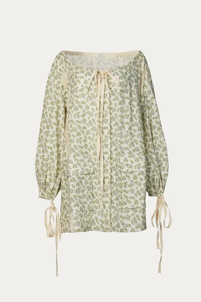 GOEN.J OFF-THE-SHOULDER MINI DRESS