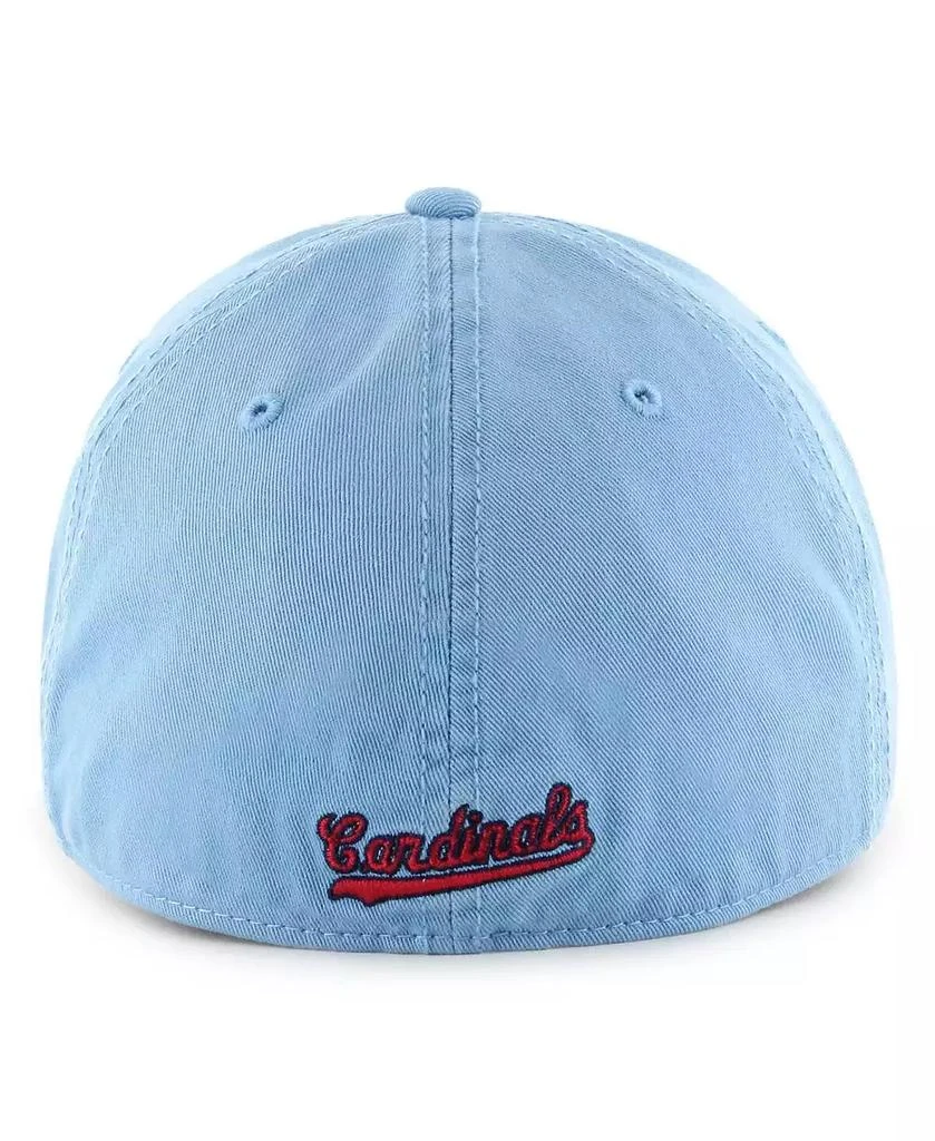 47 Brand Men's Light Blue St. Louis Cardinals Cooperstown Collection Franchise Fitted Hat 2