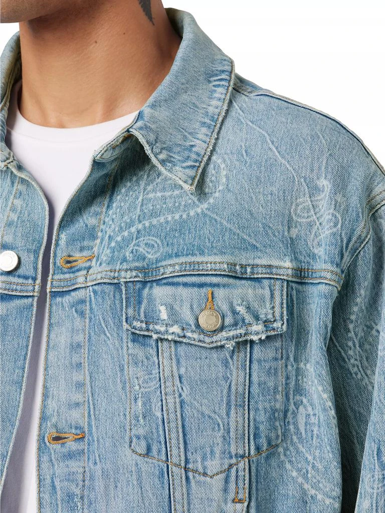 Hudson Bandana Denim Trucker Jacket 8