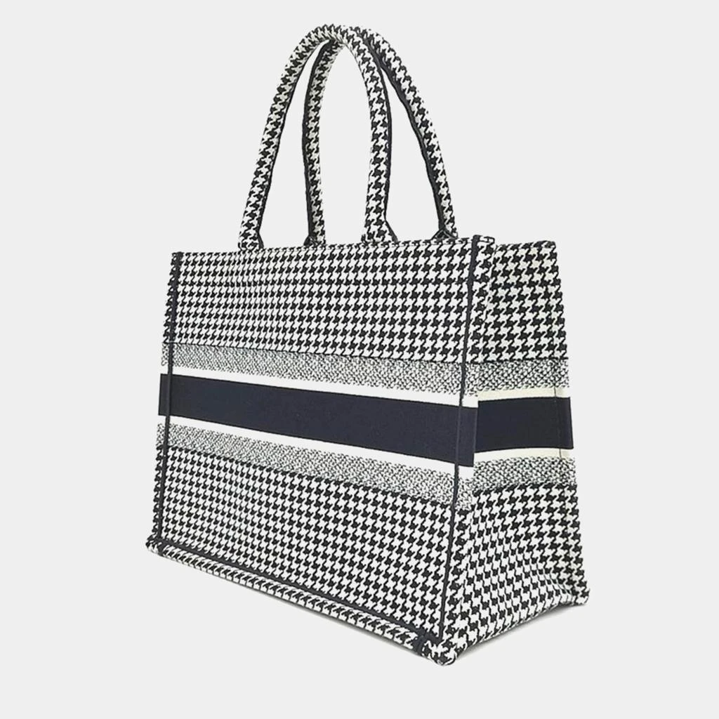 Dior Christian Dior Black/White Canvas Book Tote Bag 2