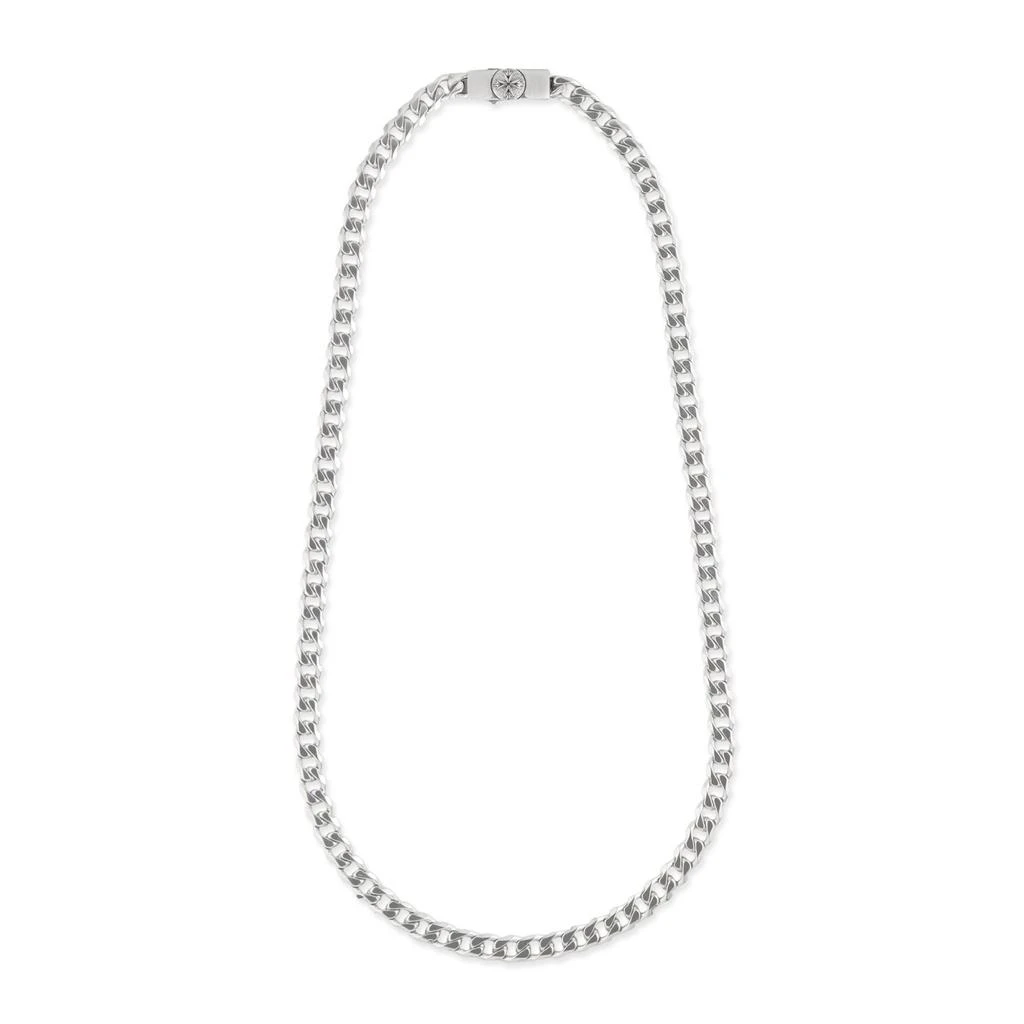 Emanuele Bicocchi Emanuele Bicocchi Logo Engraved Edge Chain Necklace 1