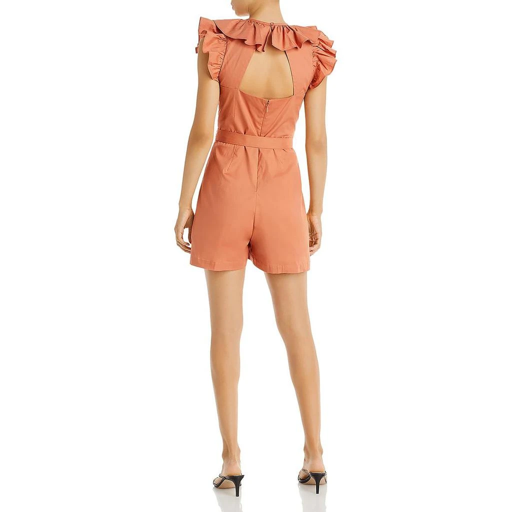 BCBG Womens Mini Surplice Romper 2