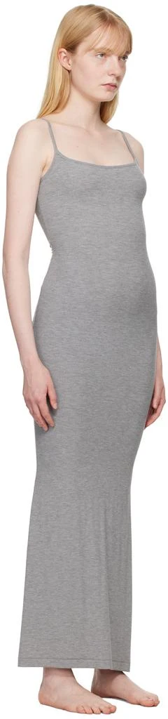 SKIMS Gray Soft Lounge Long Slip Maxi Dress 2