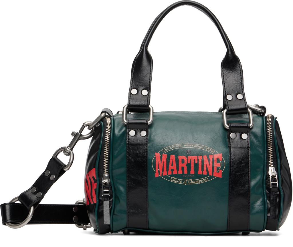 Martine Rose Green Mini Sports Bag