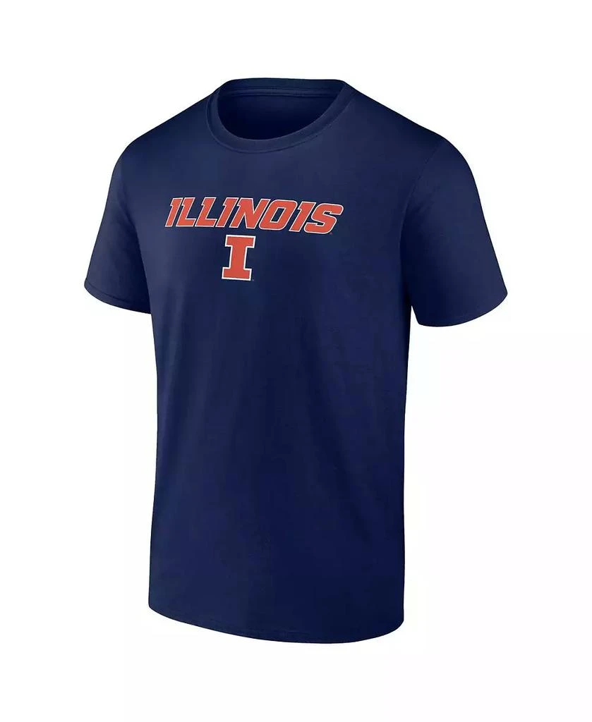 Fanatics Men's Navy Illinois Fighting Illini Game Day 2-Hit T-shirt 2