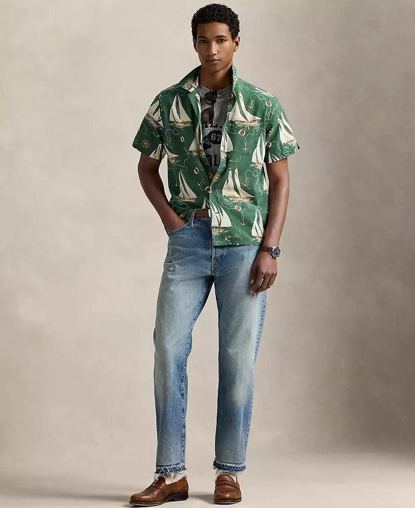 Ralph Lauren Men's Classic-Fit Sailboat Oxford Camp Shirt 4