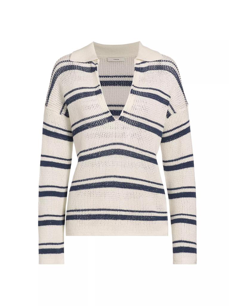 Vince Striped Cotton Sweater