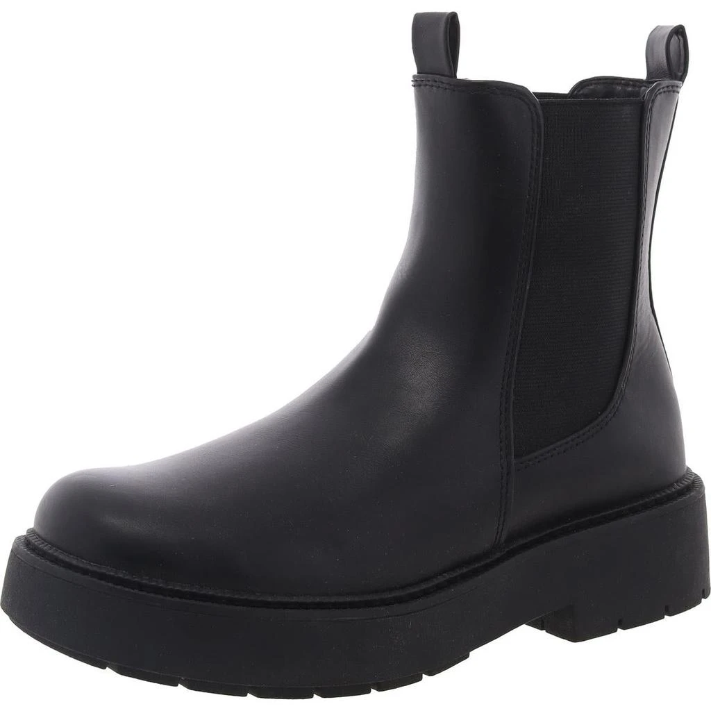 A New Day Womens Stretch Faux Leather Chelsea Boots 1
