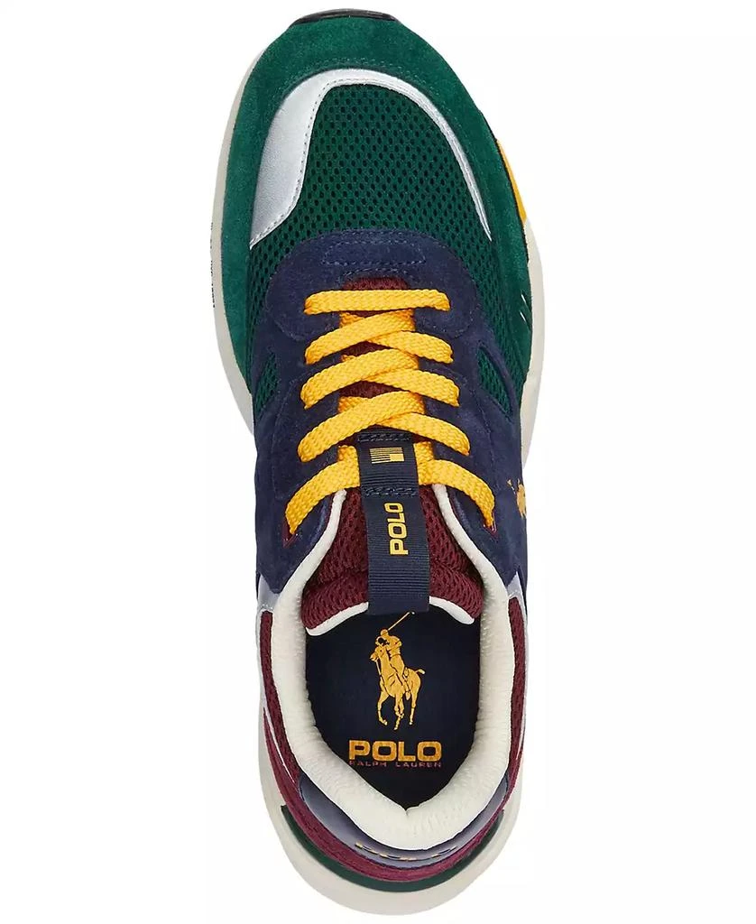 Polo Ralph Lauren Men's Jogger Suede & Mesh Sneaker 3