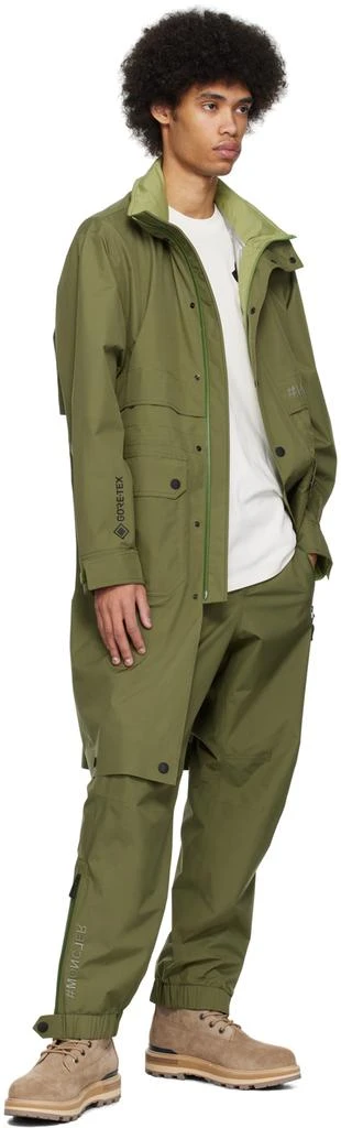 Moncler Khaki Waterproof Trousers 4