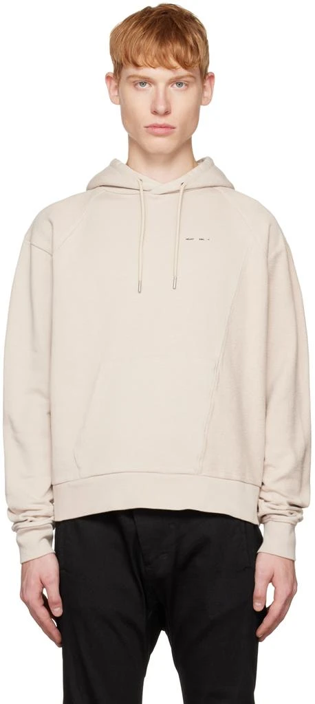 HELIOT EMIL Taupe Phylum Hoodie 1