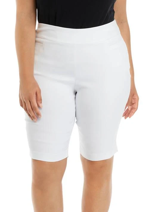 Kim Rogers® Rogers Plus Size Millennium Bermuda Shorts 1