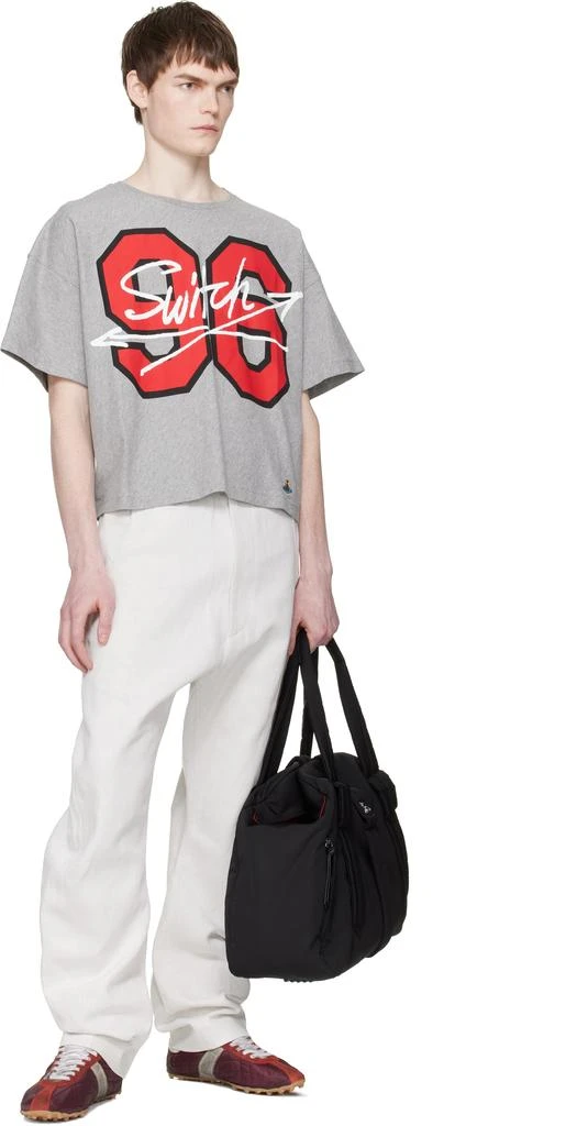 Vivienne Westwood Black Utility Drill Sidney Weekender Duffle Bag 4