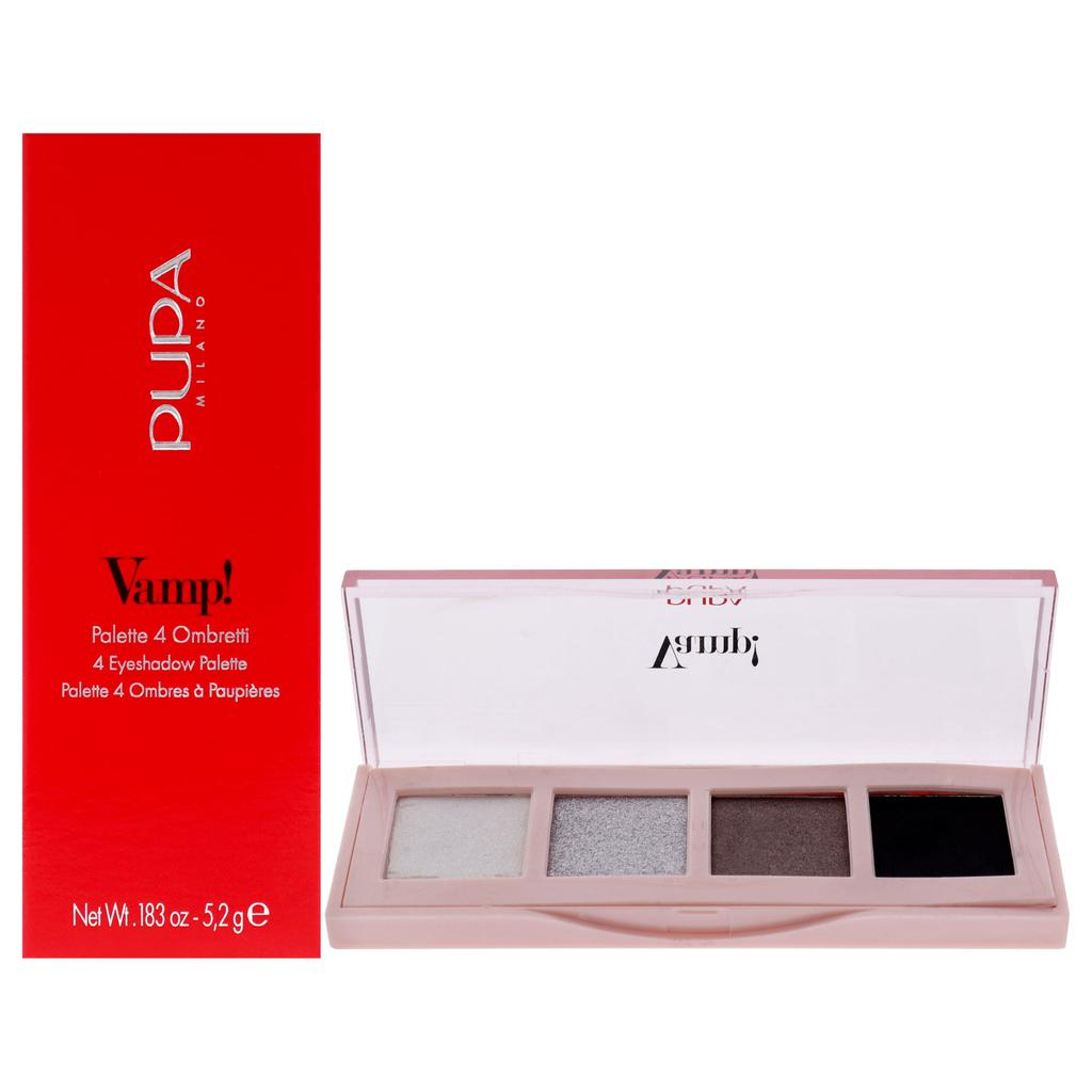 PUPA Milano Vamp! 4 Eyeshadow Palette - 005 Intense Smoky by  for Women - 0.183 oz Eye Shadow