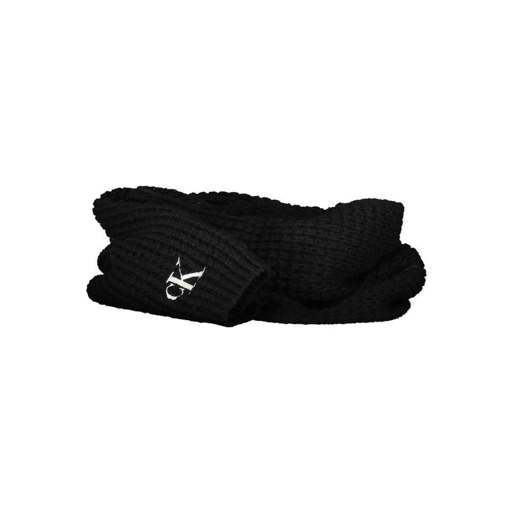 Calvin Klein Calvin Klein Black Alpaca Women Scarf Set 3