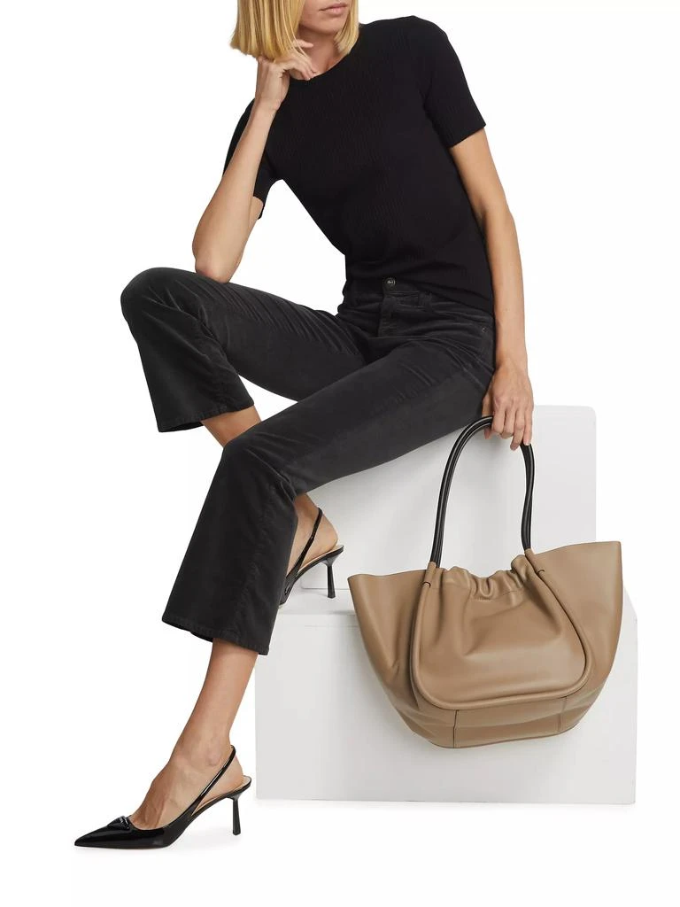 AG Jeans Farrah Velvet Cropped Boot-Cut Pants 2