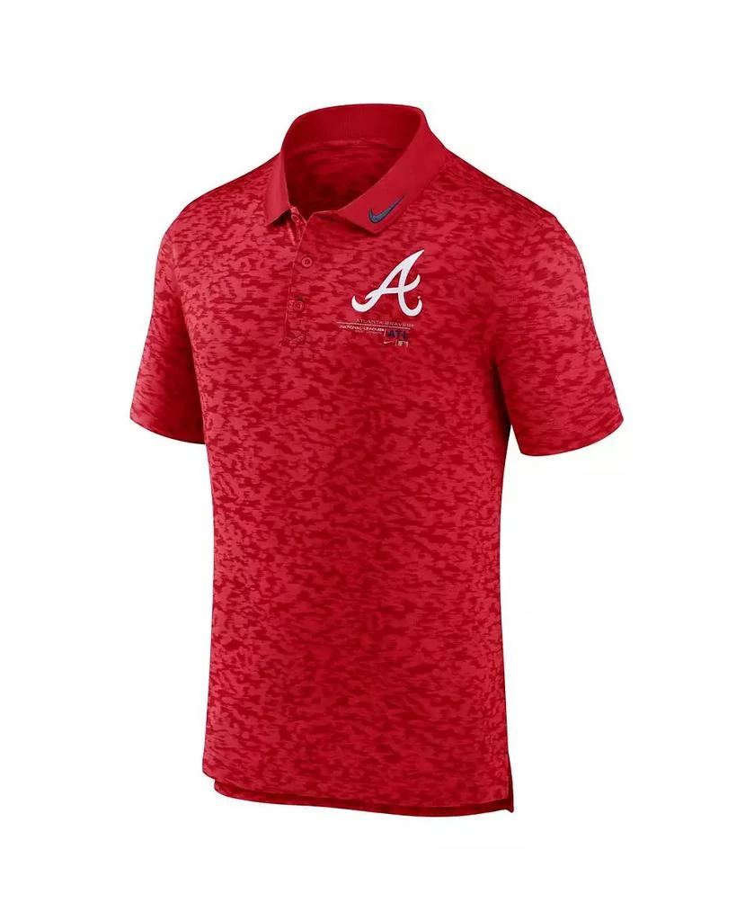 NIKE Men's Red Atlanta Braves Next Level Polo Shirt 3