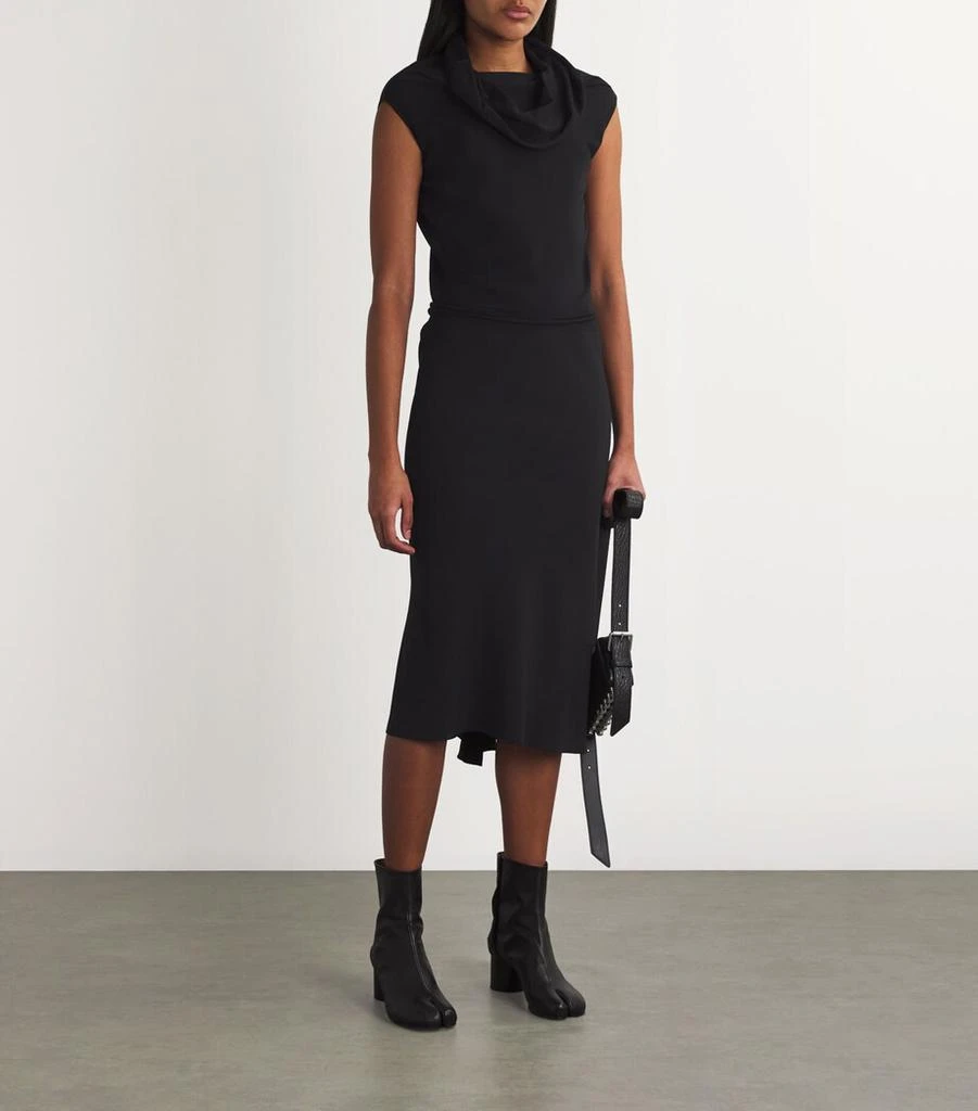 Rick Owens Knee Bias Midi Skirt 2