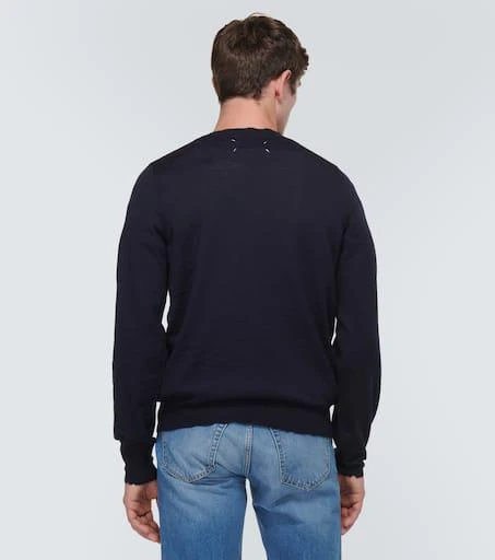 MAISON MARGIELA Embroidered wool cardigan 4