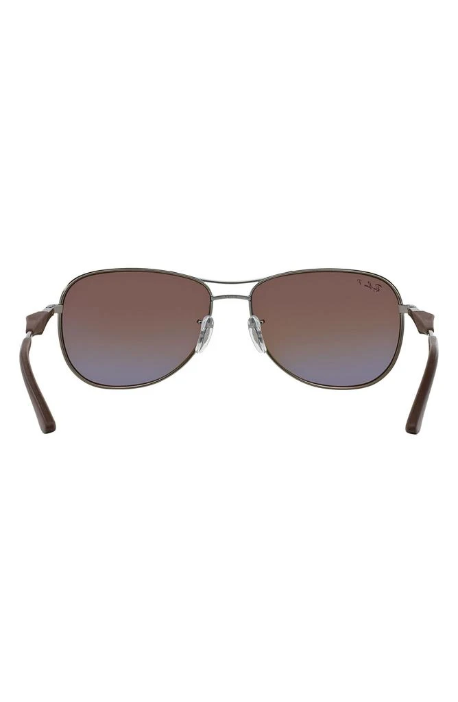 Ray-Ban 59mm Polarized Aviator Sunglasses 7